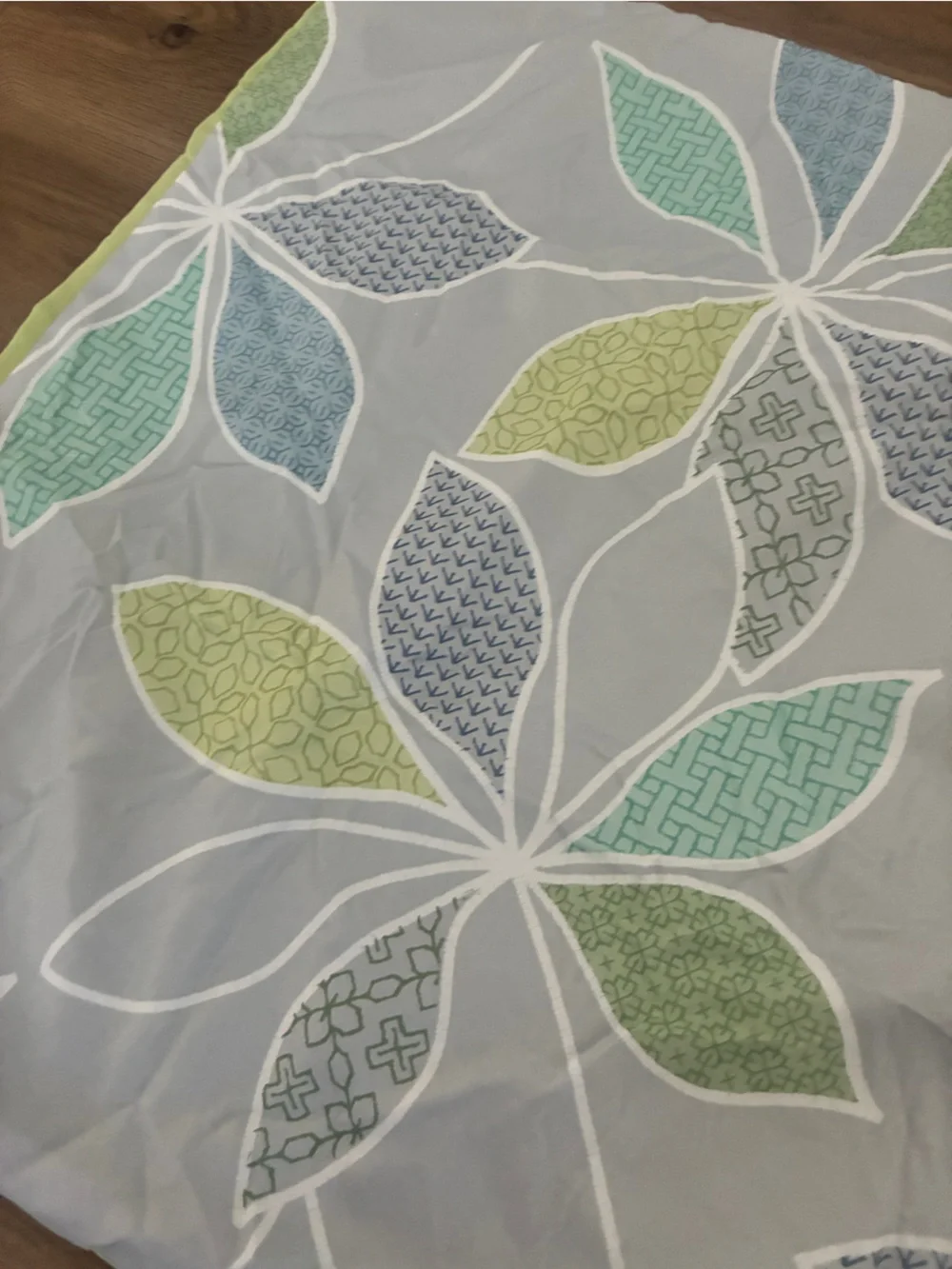 Vintage Steve Madden Twin Comforter Set Reversible Floral Geometric Bedding NWOT